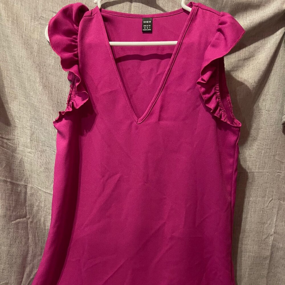 NWOT Womens Hot Pink SHEIN Tank Top Dress